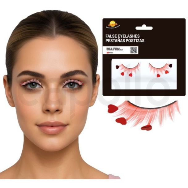 Heart Design False Eyelashes