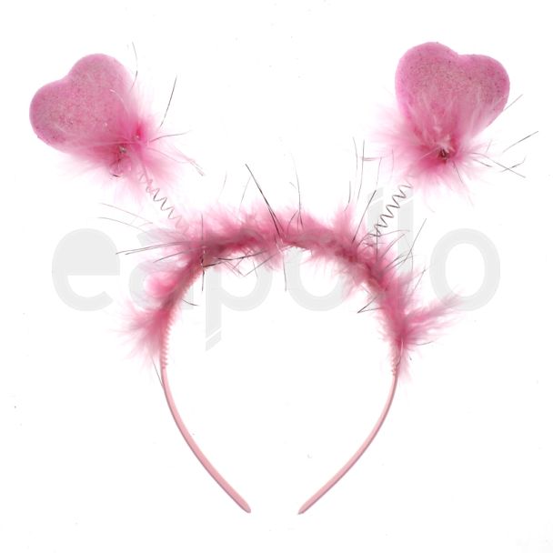 Heart Shaped Deely Boppers - Pink