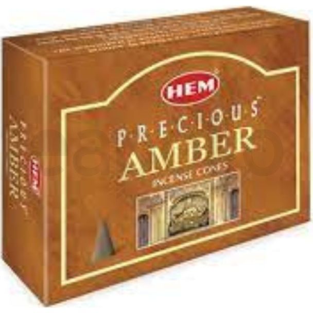 Hem Incense Cones - Precious Amber
