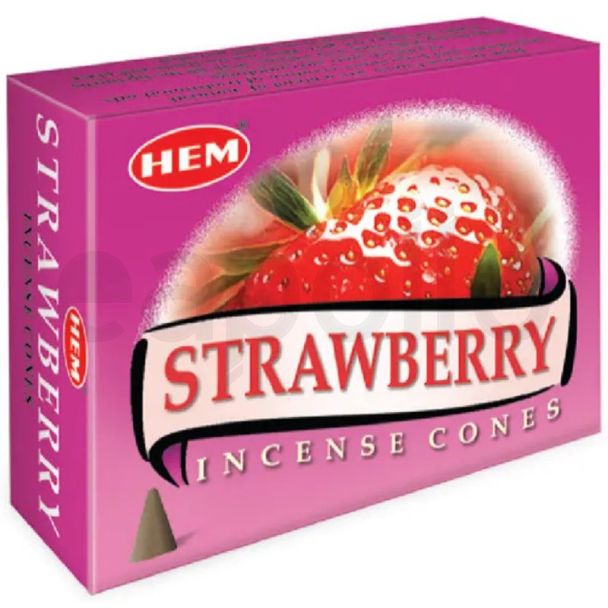 Hem Incense Cones – Strawberry