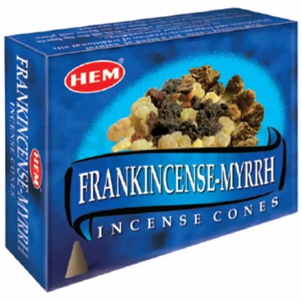 Hem Incense Cones - Frankincense-Myrrh