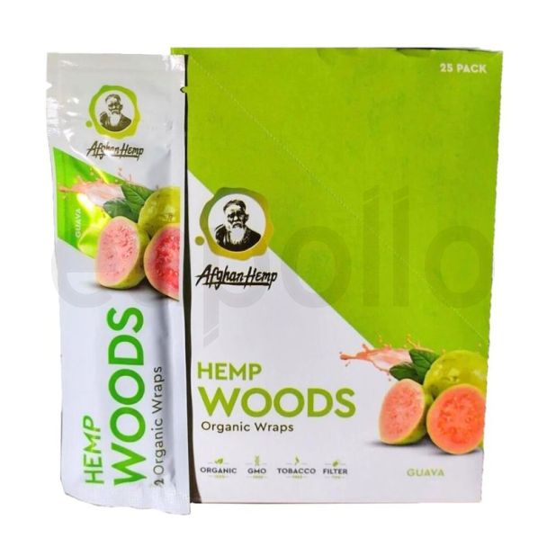 Afghan HMP Organic Woods Wraps – Guava (2 Per Pack)