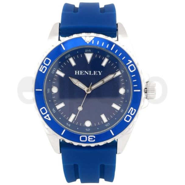 Henley Men's Silicone Sports Watch - Blue