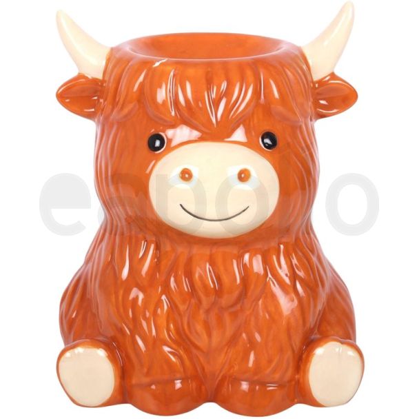 Highland Cow Ceramic Oil Burner and Wax Warmer