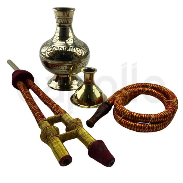 Hooka Enamelled 2 Pipe 16 inch