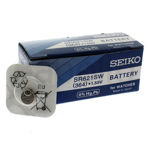 Seiko 364 Silver Oxide Watch Battery - 1.55v