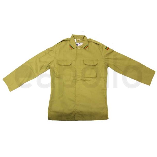 Rasta Shirt Jacket - Khaki Green 