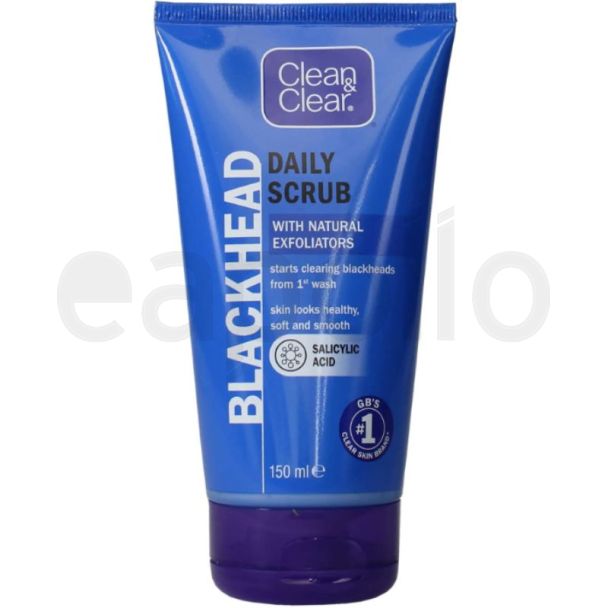 Clean & Clear Daily Facial Scrub -Blackhead (150ml)