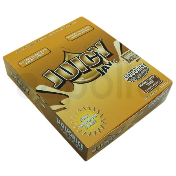 Wholesale Juicy Jay's King Size Slim R-Paper - Liquorice