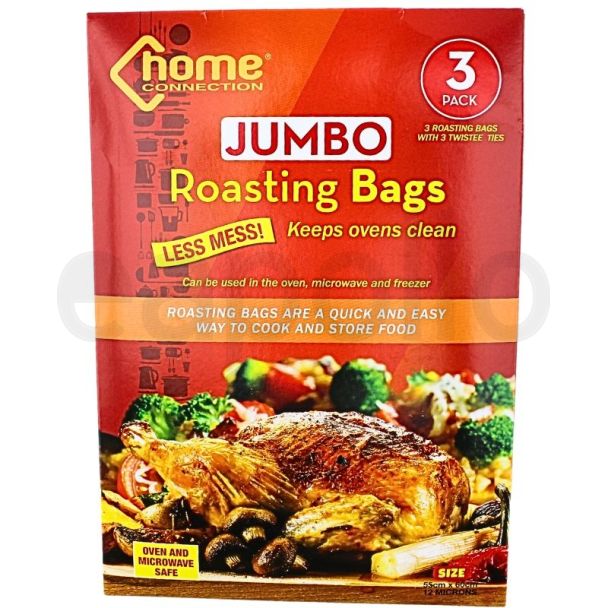 Jumbo Roasting Bag With Ties (3pk)