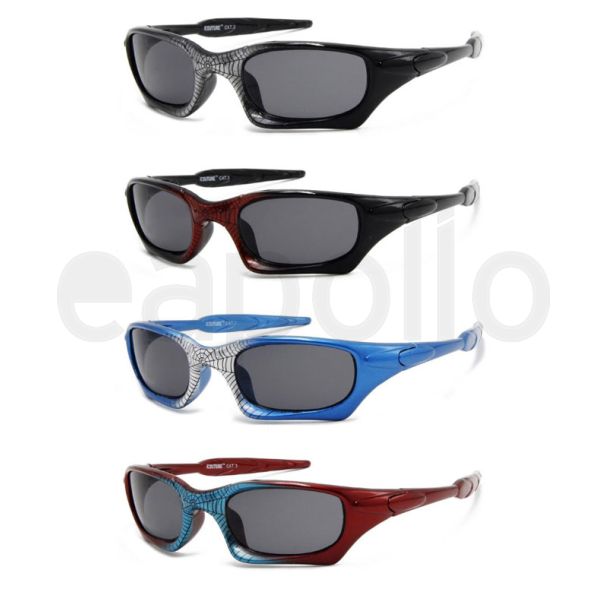 Kids Web Design Rectangular Sunglasses - Assorted