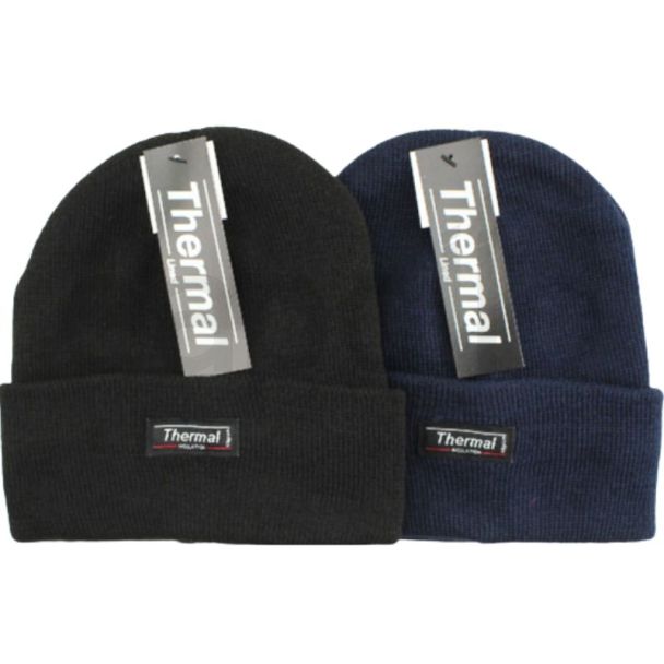 Children's Thermal Beanie Hats - Assorted Colours