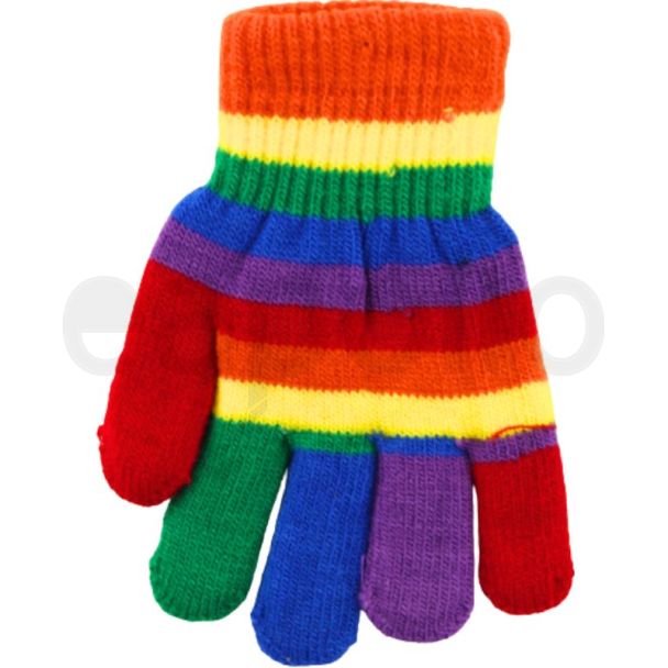 Kids Small Rainbow Magic Gloves 