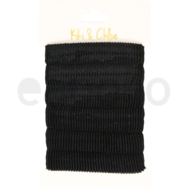 Kiki & Chloe Jersey Elastics- Black (1.5x7cm)