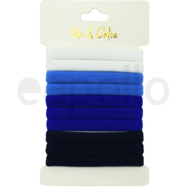Kiki & Chloe Jersey Elastics- Blue Assortment 