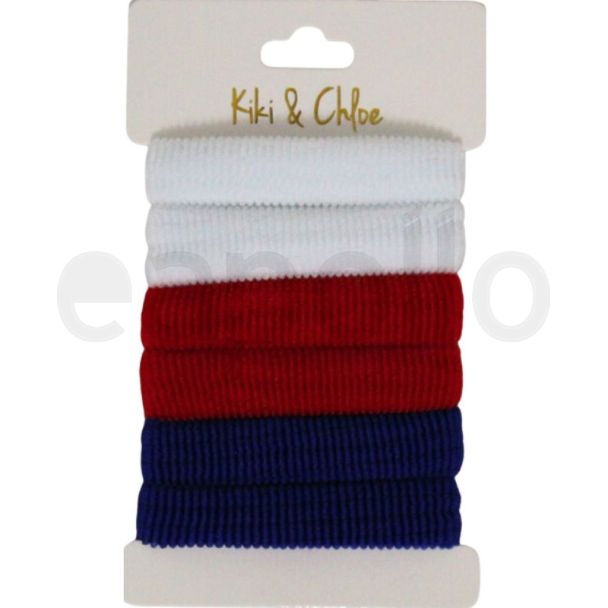 Kiki & Chloe Jersey Elastics- Spectator Colours (1.5x7cm)