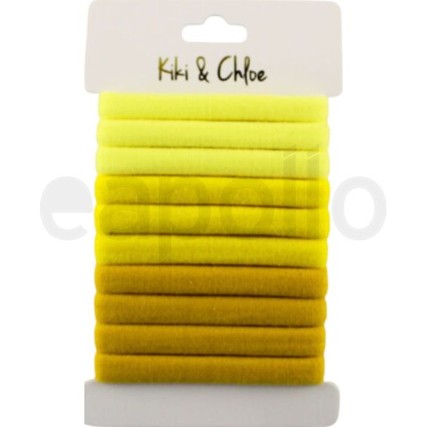 Kiki & Chloe Jersey Elastics- Yellow Assortment