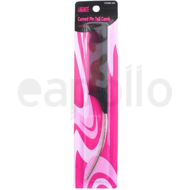 Labeaute Black Curved Pin Tail Hair Combs - 23cm