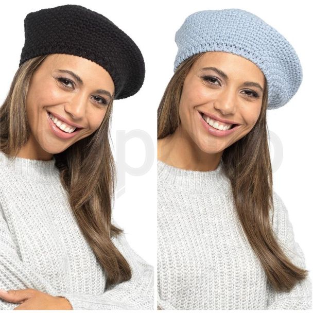 Ladies Beret Hat - Assorted Colours