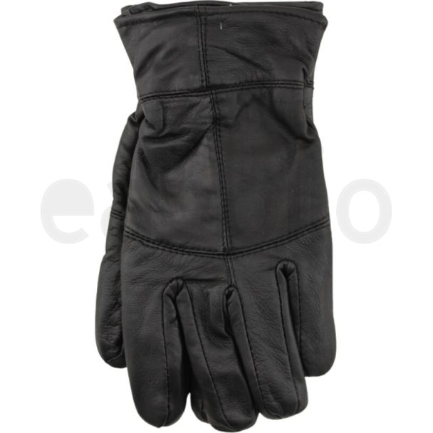 Mens Leather Thinsulate Gloves - Black