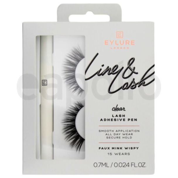 Eylure Line & Lash Kits Clear Eyelashes 