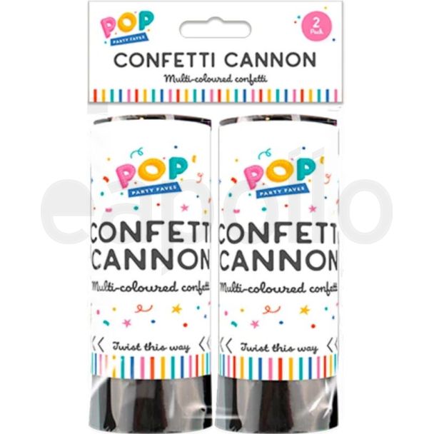 Large Confetti Cannons – 2 Pack