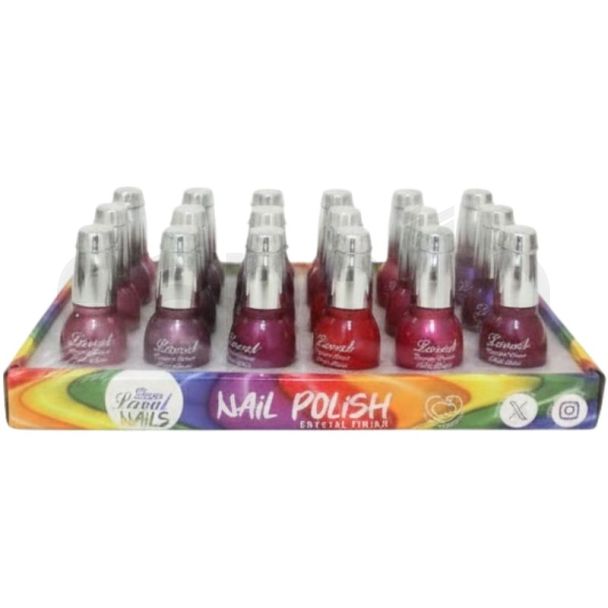 Laval Crystal Finish Nail Polishes - Asst L20D2