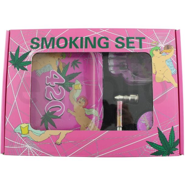 Leaf 420 Design Smoking Gift Set