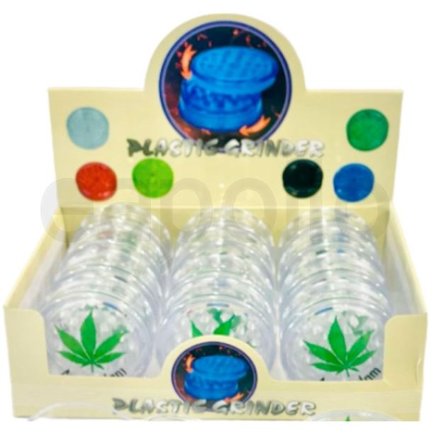Leaf Design Amsterdam 3-Part Plastic Handmuller - Clear 