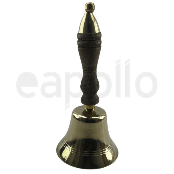 Library Bell with a polished brass top