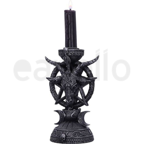 Light of Baphomet Candle Holder - 15.5cm