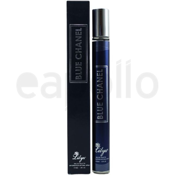 Lilyz Men's Mini EDT Perfume 35ml - Blue Chanel