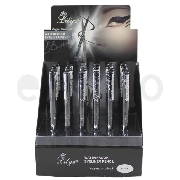 Lilyz Waterproof Twist Eyebrow Pencil - Black