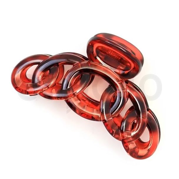 Linked Circle Tort Hair Clamp - 9cm