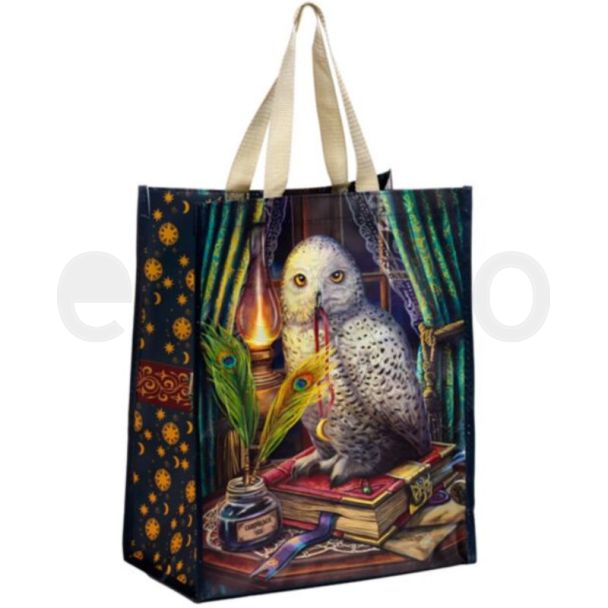 Lisa Parker Reusable Shopping Bag - Guardian of Spells Owl