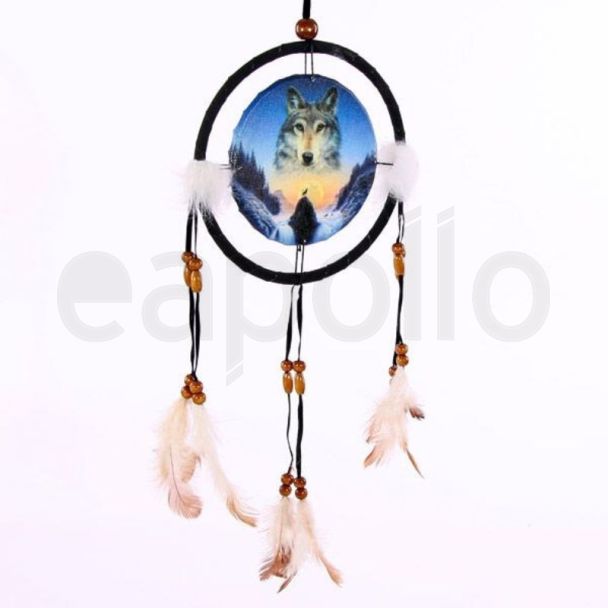 Cosmic Wolf Dreamcatcher 