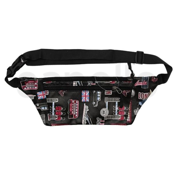London Design Black Bum Bag 