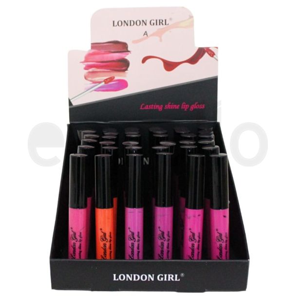 Wholesale London Girl Long Lasting Shine Lip Gloss - Assorted Shades (A)