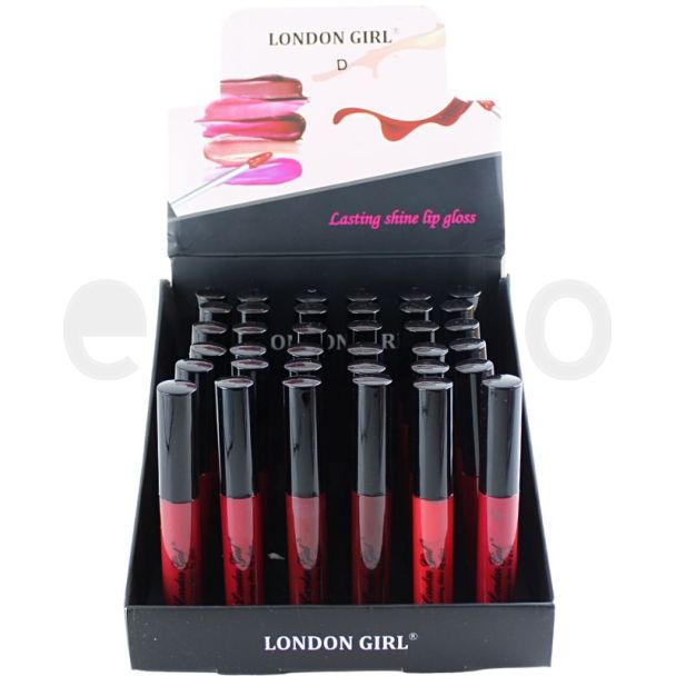 Wholesale London Girl Long Lasting Shine Lip Gloss - Assorted Shades (D)