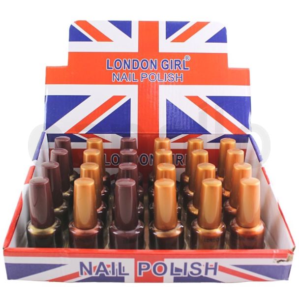 Wholesale London Girl Nail Polish (Tray 11) - Assorted Colours 