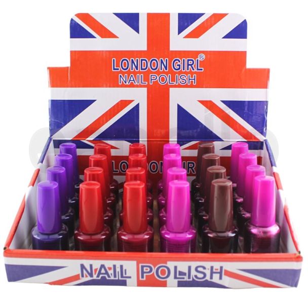 Wholesale London Girl Nail Polish (Tray 12) - Assorted Colours 