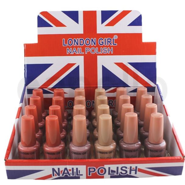 London Girl Nail Polish (Tray 4) - Assorted Colours 