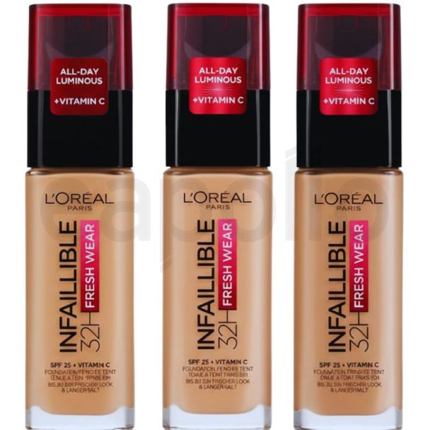 L'Oreal Infaillible 32H Fresh Wear Foundation - Assorted Shades 