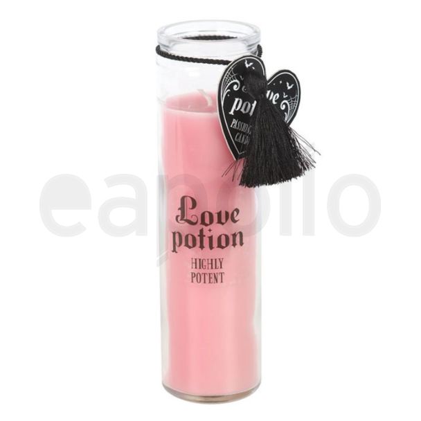 Love Potion Passionfruit Tube Candle - Pink