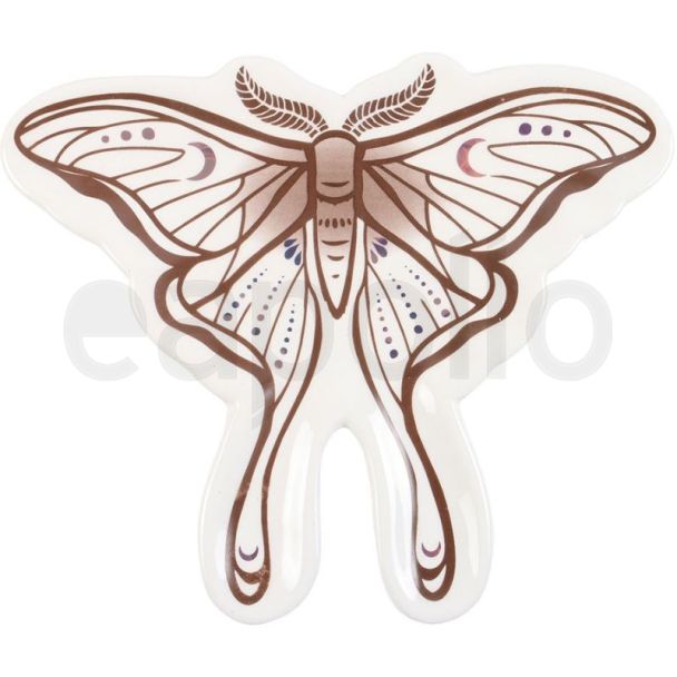 Luna Moth Ceramic Trinket Dish (14cm)