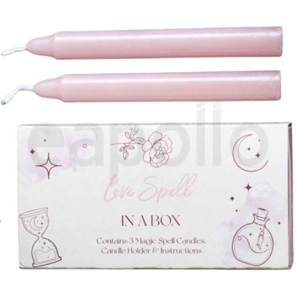 Magic Spell Candles  - Love (Pack of 3)