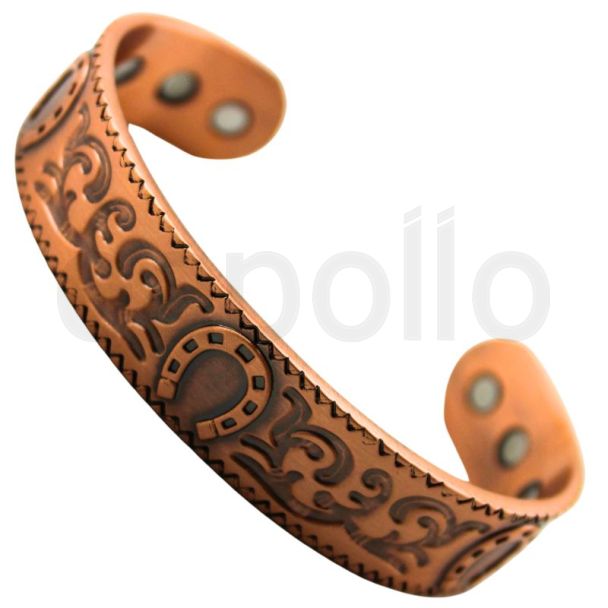 Magnetic Copper Bangle – Horseshoe High Power