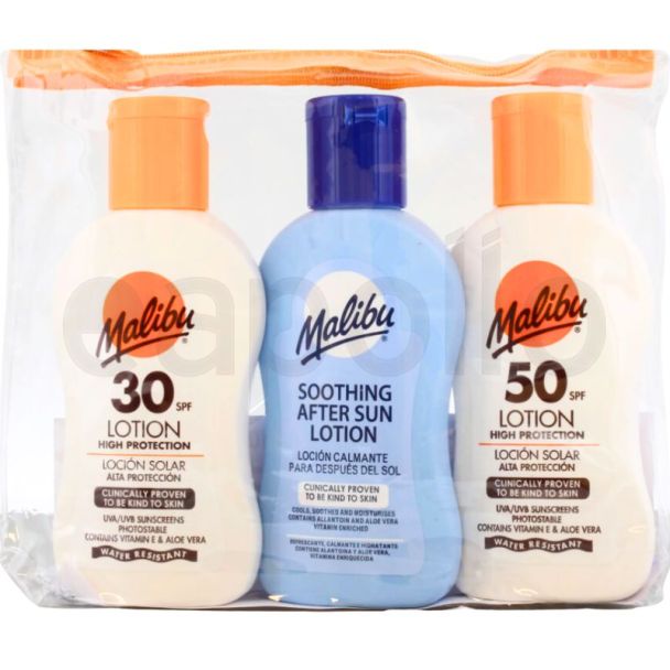Malibu 3pc Lotion Travel Pack- Gift Set