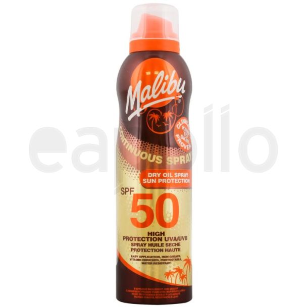 Malibu Dry Oil Spray Sun Protection SPF 50 (175ml)