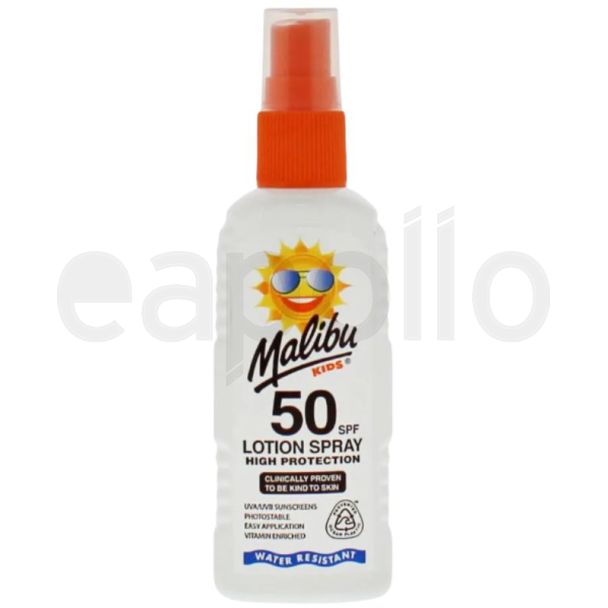 Malibu Kids SPF 50 Lotion Spray 100ml